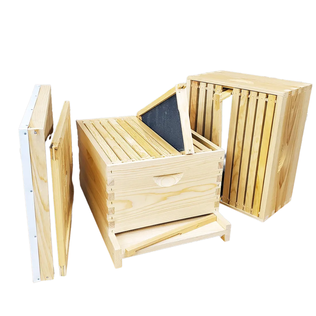 10-Frame Double Deep Box Hive Kit