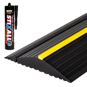 10'6"/3.2m Weather Defender® XL | Ultimate Garage Door Threshold Seal Kit with Adhesive & Garage Door Bottom Weather Stripping