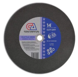 14" x 1/8" (5/32") x 20mm Type 1 Gas Saw Wheels for Ductile Iron (Pack of 10)