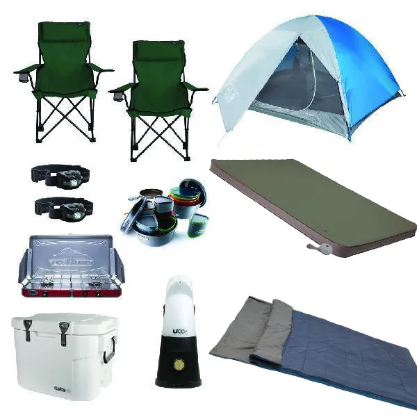 2-Person Car Camping Package with Duo Sleeping Option