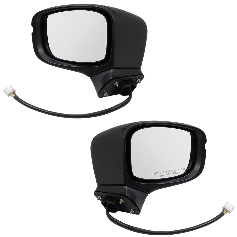 2018-2023 Honda Odyssey Power Mirror Paint To Match Black Manual Folding With Heat-Signal-Memory Without Auto Dimming-RH Side View Camera Set LH RH