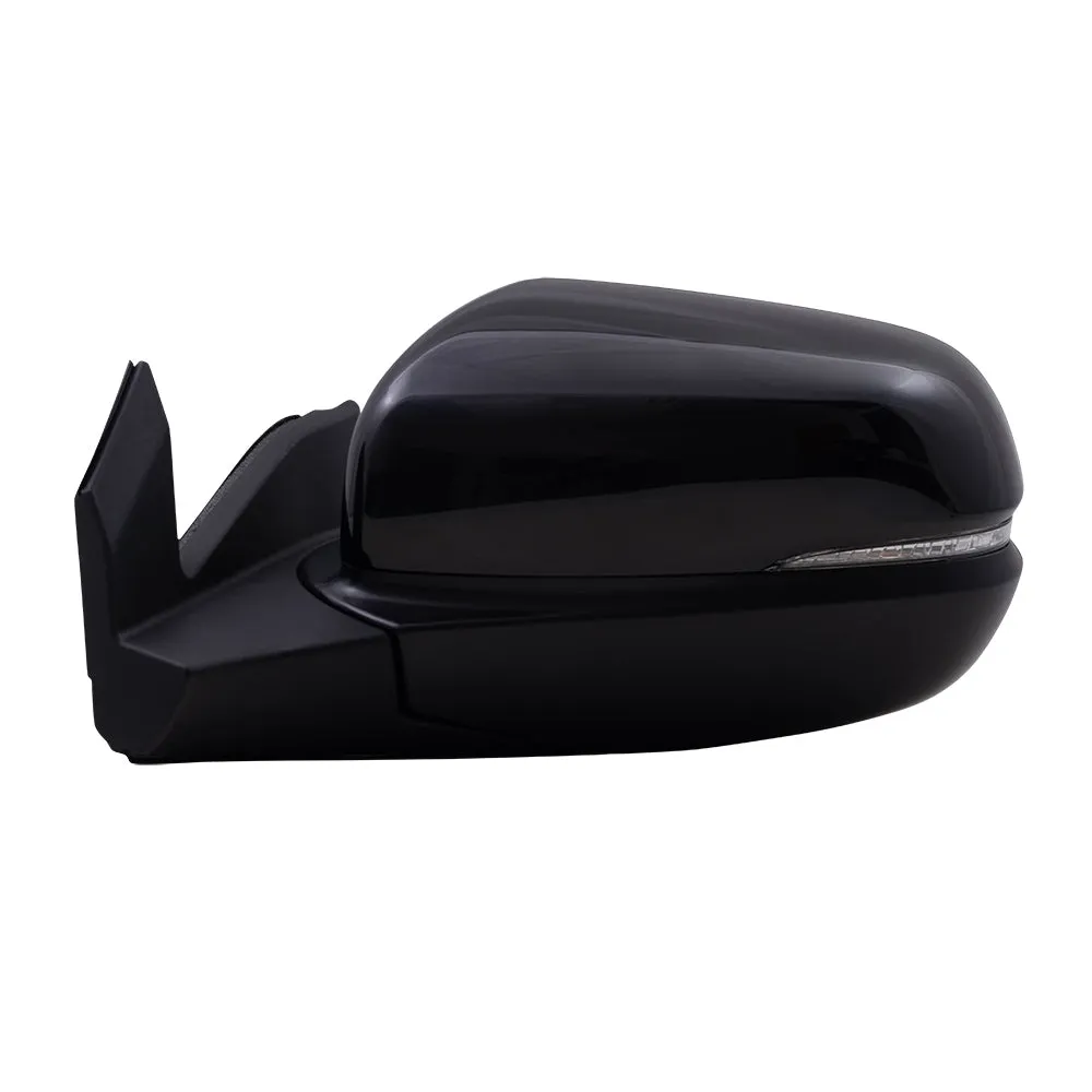 2019-2022 Honda Pilot EX/Sport Power Mirror Assembly Paint To Match Black Manual Folding With Heat-Signal Without Memory-Auto Dimming LH 2022-2023 Honda Passport Sport