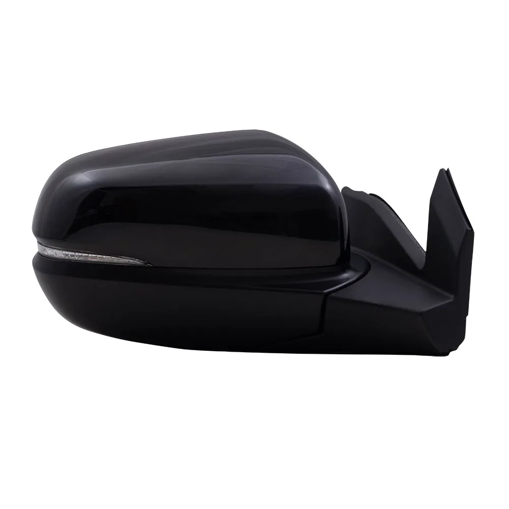 2019-2022 Honda Pilot EX/Sport Power Mirror Assembly Paint To Match Black Manual Folding With Heat-Signal Without Memory-Auto Dimming-RH Side View Camera Set LH RH 2022-2023 Honda Passport Sport