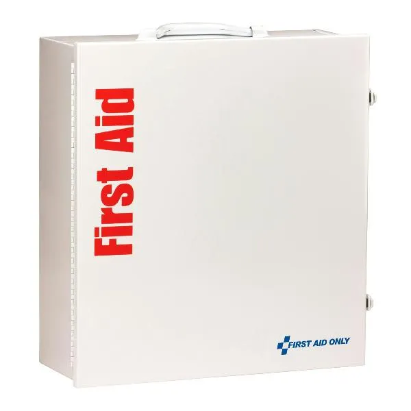 3 Shelf First Aid ANSI 2015 Class B  Metal Cabinet, with Meds