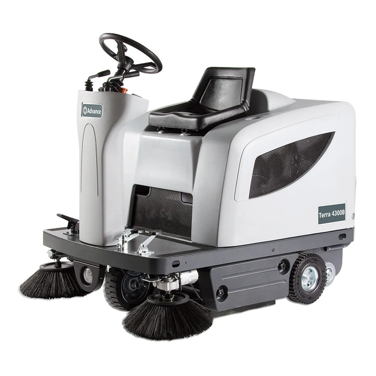 Advance Terra® 4300B Compact Rider Sweeper - 46" Sweeping Path