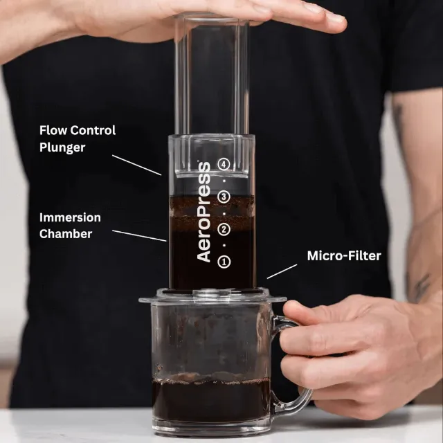 AeroPress Coffeemaker - Clear Colors