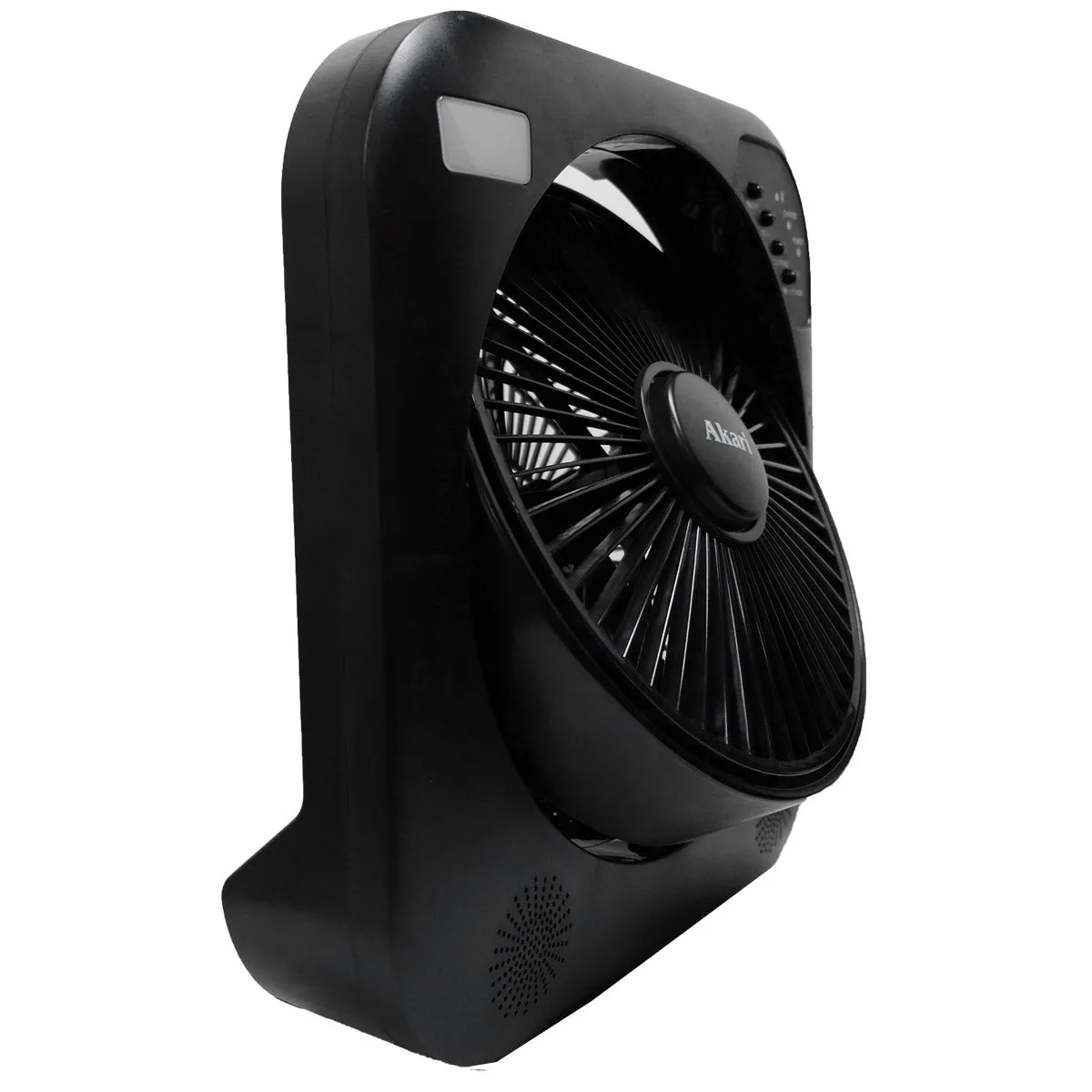 Akari 12 Rechargeable Box Fan with BT Speaker & LED Light (ARBF-5513MB)