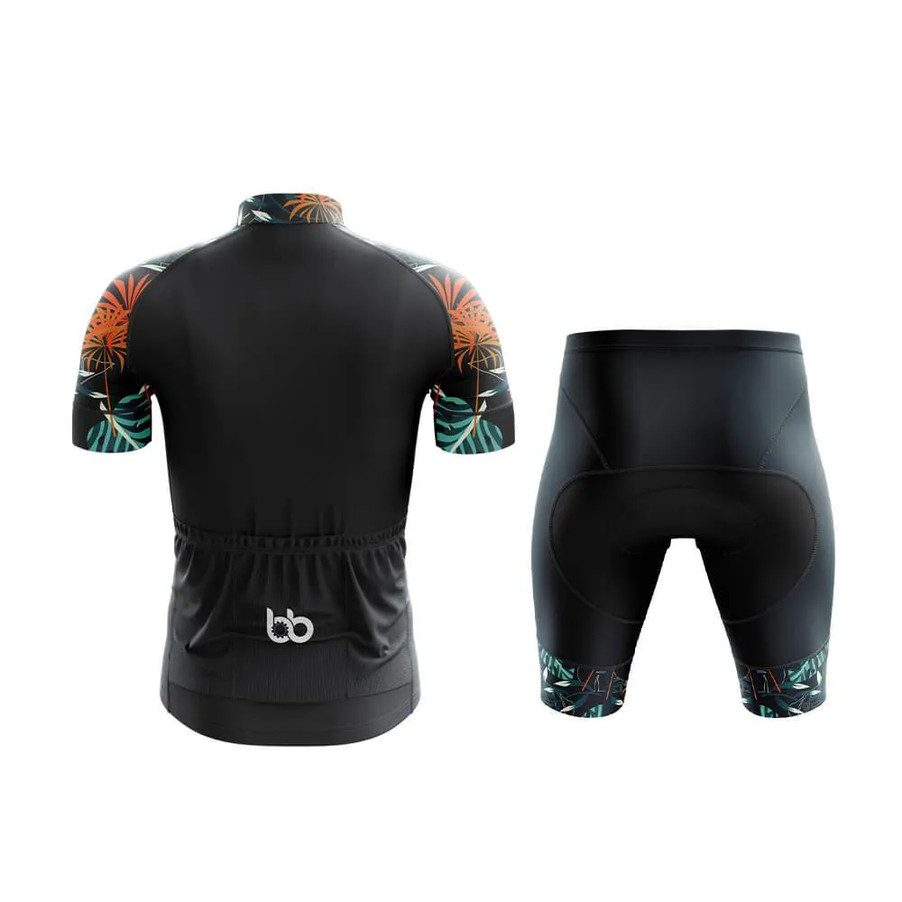 Amazon Forest Floral Sleeves Club Cycling Kit