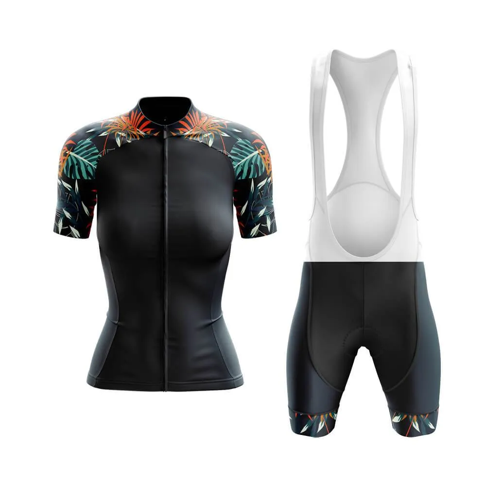 Amazon Forest Floral Sleeves Club Cycling Kit