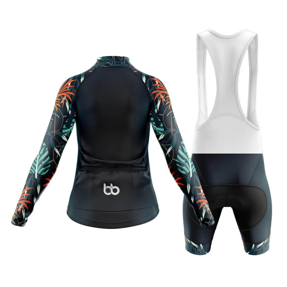 Amazon Forest Floral Sleeves Club Cycling Kit