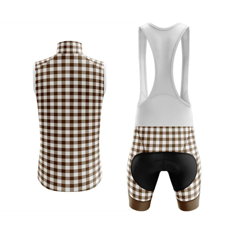 Checkered (Brown) Club Cycling Kit