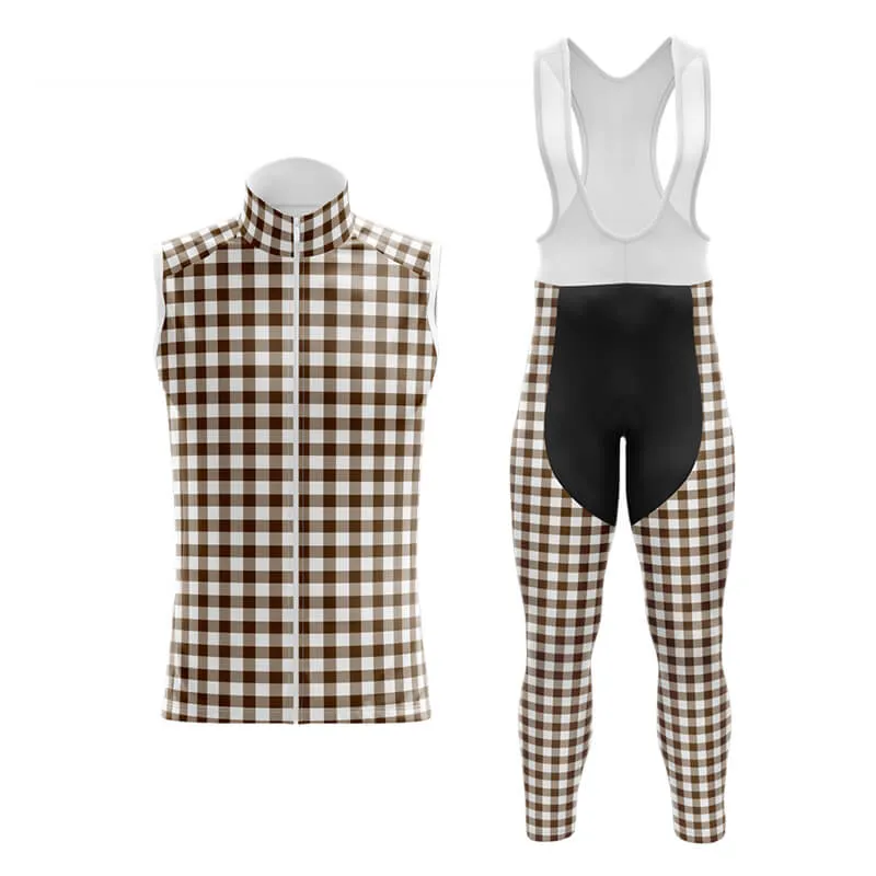 Checkered (Brown) Club Cycling Kit