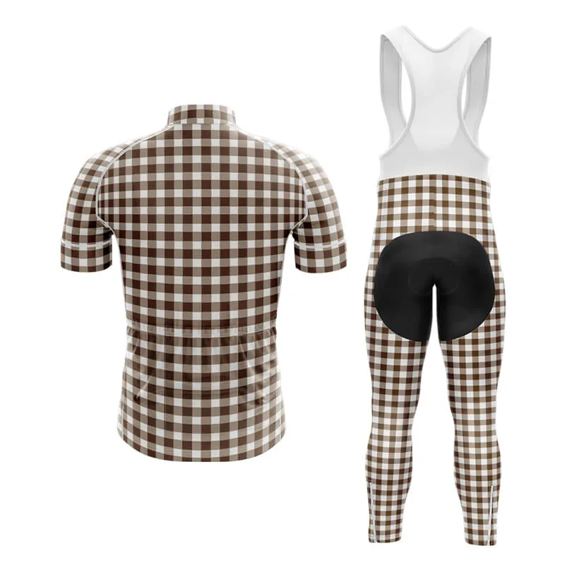 Checkered (Brown) Club Cycling Kit