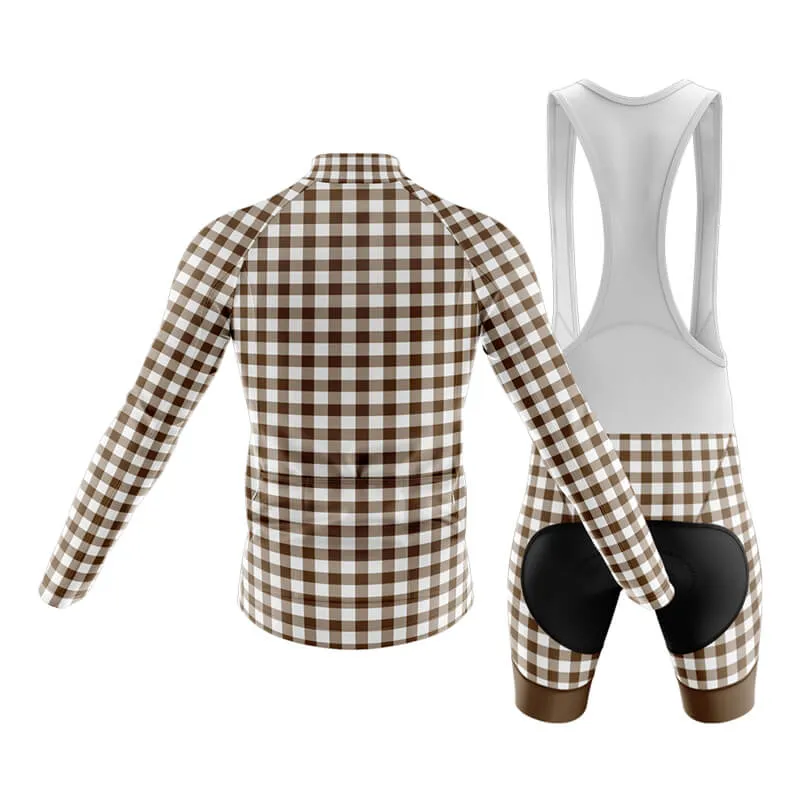 Checkered (Brown) Club Cycling Kit