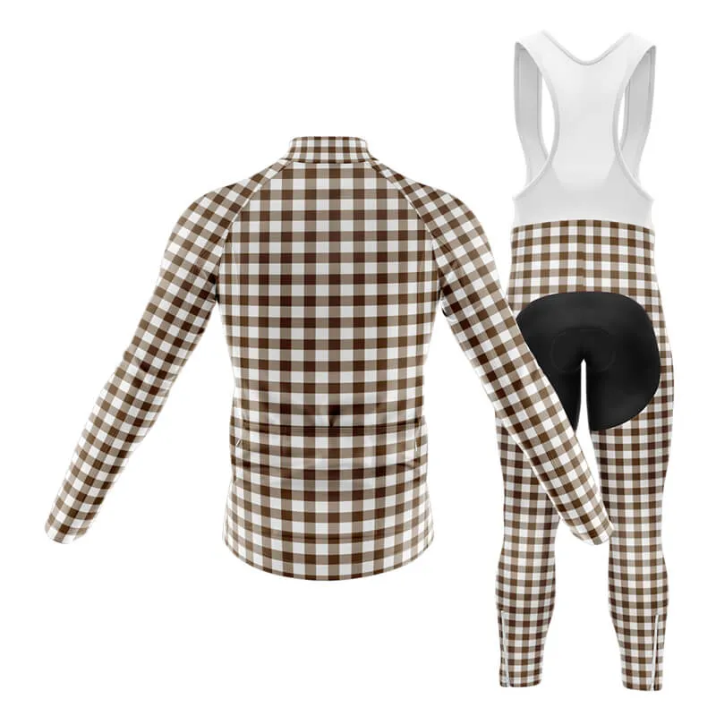 Checkered (Brown) Club Cycling Kit