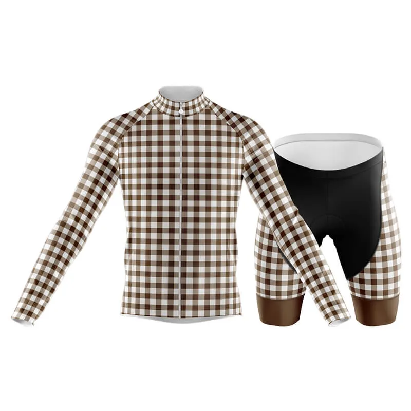 Checkered (Brown) Club Cycling Kit