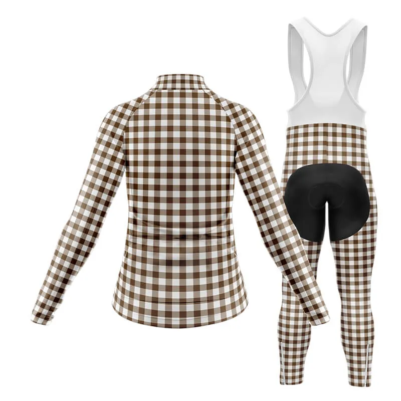 Checkered (Brown) Club Cycling Kit