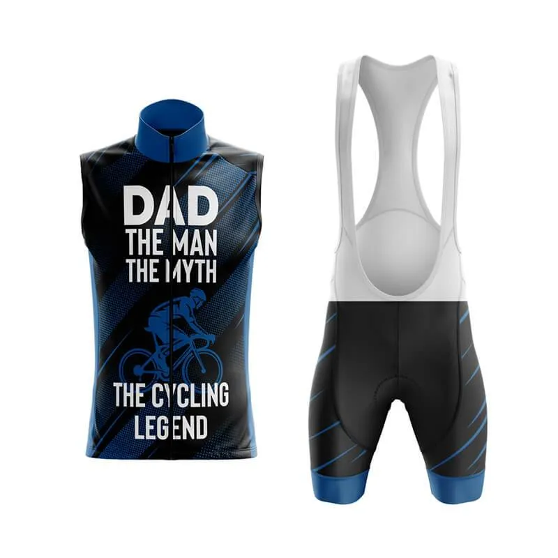 Dad The Cycling Legend (Blue) Club Cycling Kit