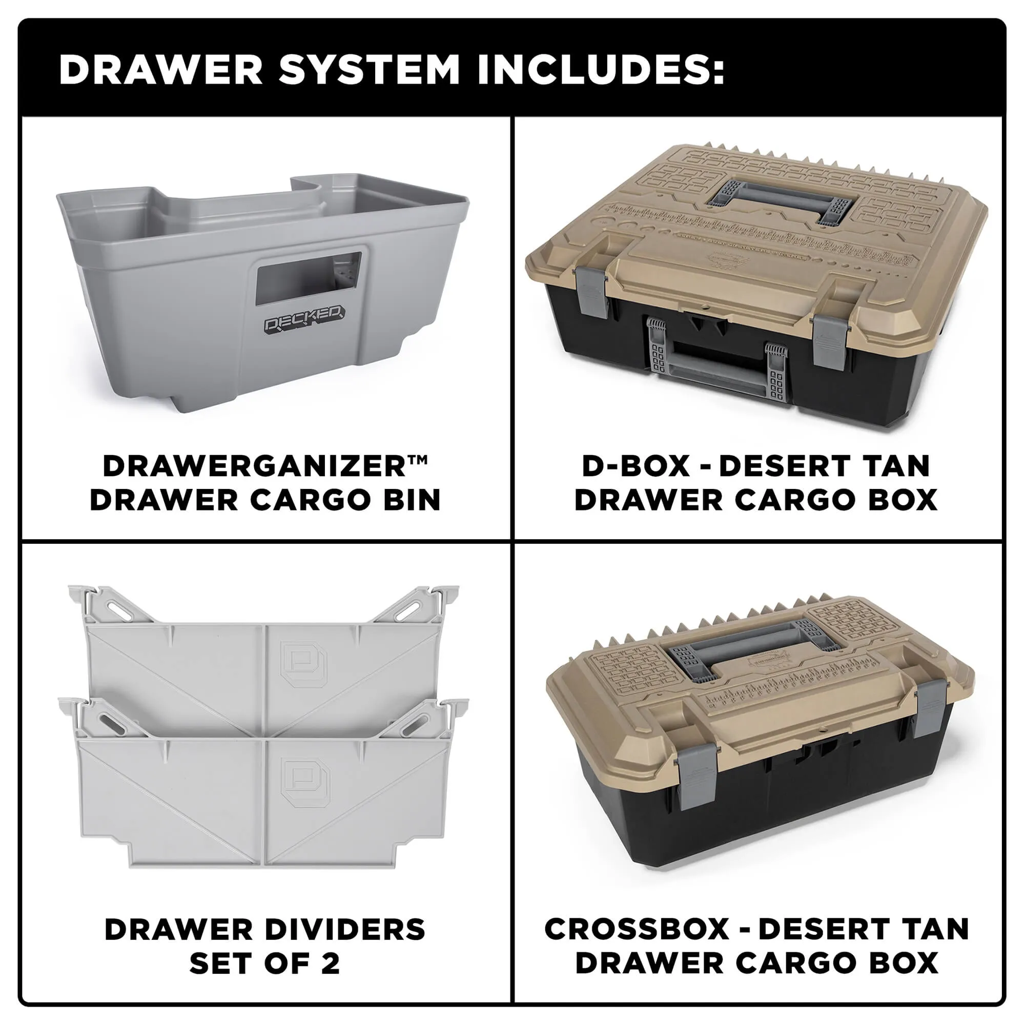 Decked Drawer System For Ford Econoline Cargo Van 1992-2014