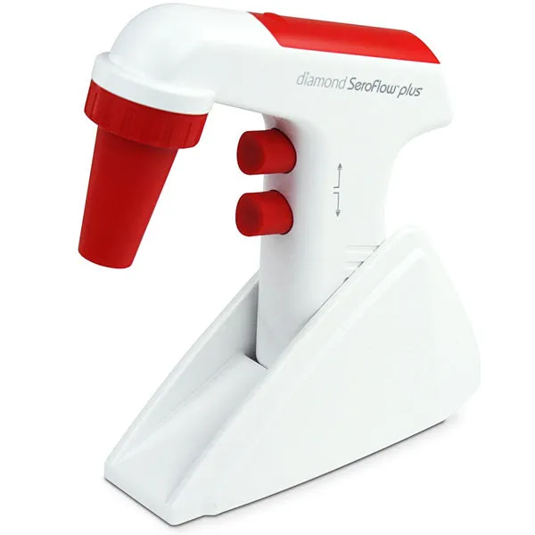 Diamond SeroFlow Plus Motorized Serological Pipette Controller, Enhanced, Rechargeable, 120v 60Hz