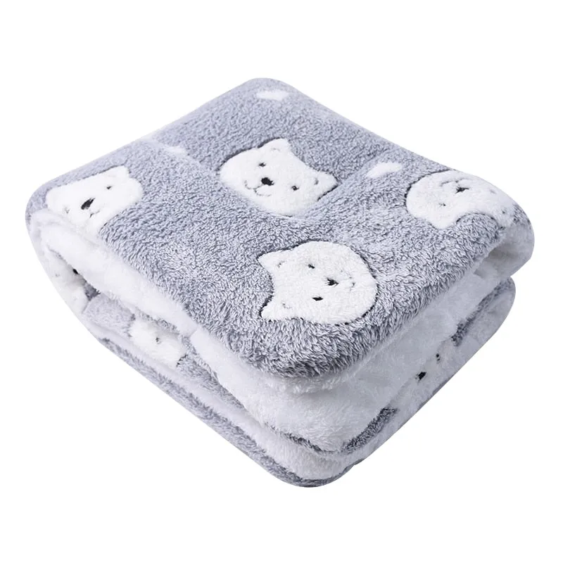 Dog Bed Cat Mat Soft Pet Blanket Bed Accessories Supplies Keep Warm In Winter Pet Sleeping Mat For Sofa Warmer Pet Supplies