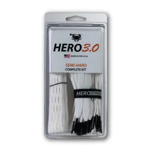 ECD Hero 3.0 Semi-Hard Lacrosse Mesh and Hero Strings Complete Stringing Kit