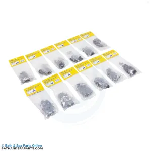 FeherGuard 10 Sets Tube/Blanket Fasteners [Qty-12] (FG-PFSC)