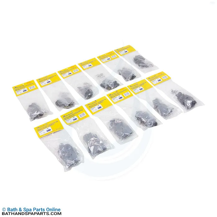 FeherGuard 10 Sets Tube/Blanket Fasteners [Qty-12] (FG-PFSC)