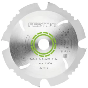 Festool, Diamond Blade 160X2.2X20 Dia4, FES201910