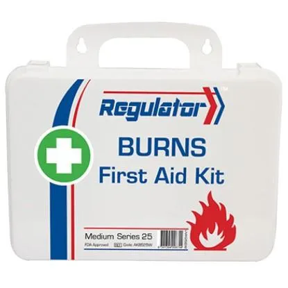 First Aid Kit for Burns - 25 People, 51 PCS, Weatherproof Case