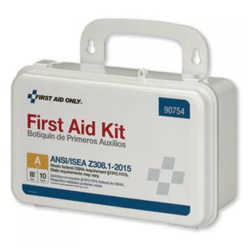 First Aid Only ANSI Class A 10 Person First Aid Kit, 71 Pieces (90754)