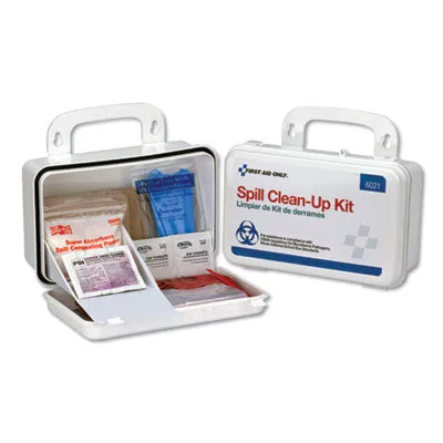 First Aid Only BBP Spill Cleanup Kit, 7 1/2 x 4 1/2 x 2 3/4, White (6021)