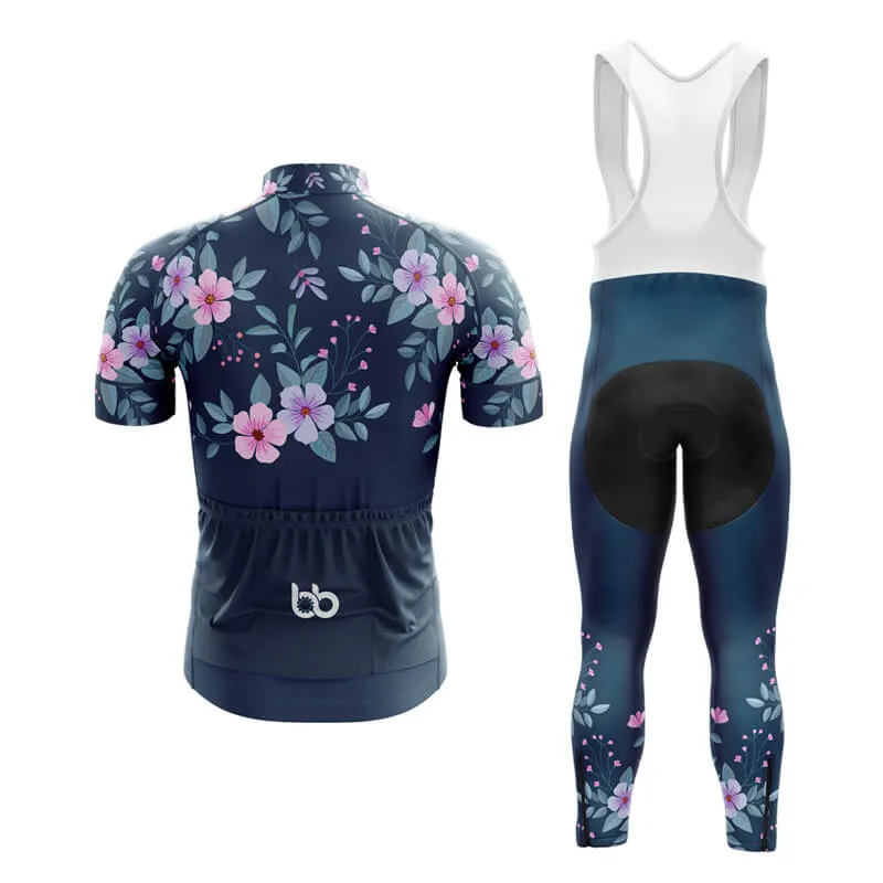 Floral Neck Cherry Blossom Club Cycling Kit