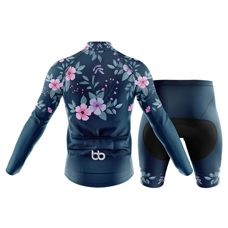 Floral Neck Cherry Blossom Club Cycling Kit