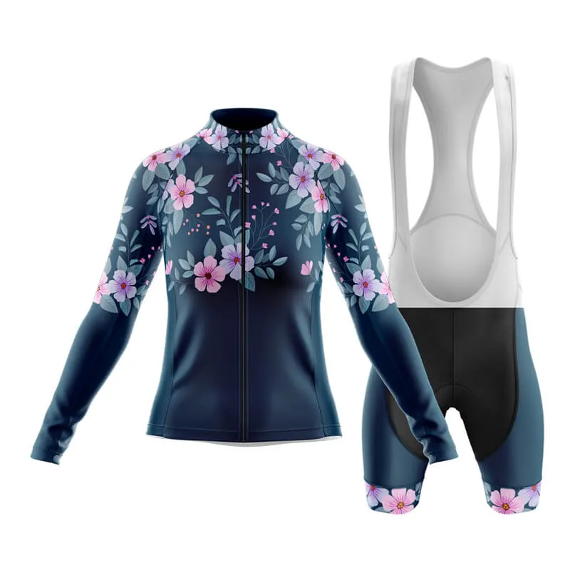 Floral Neck Cherry Blossom Club Cycling Kit