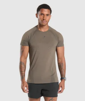 Gymshark Apex Seamless T-Shirt - Camo Brown/Black