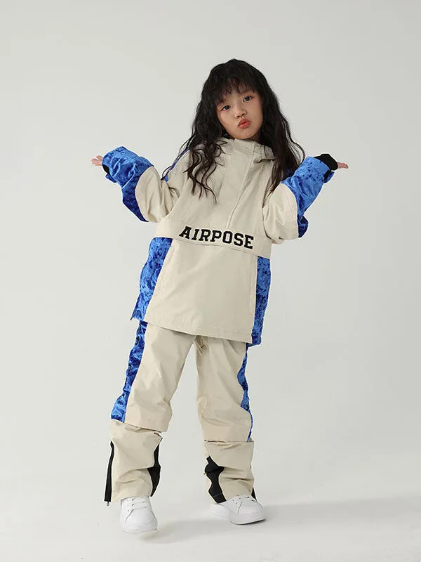 Kid's Air Pose Floral Anorak Snow Jacket & Pants