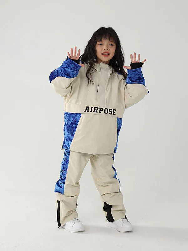 Kid's Air Pose Floral Anorak Snow Jacket & Pants