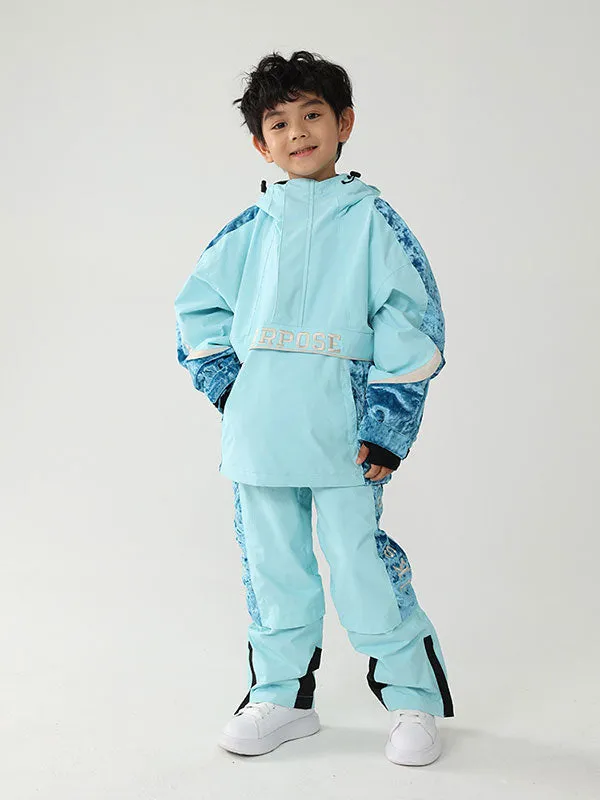 Kid's Air Pose Floral Anorak Snow Jacket & Pants