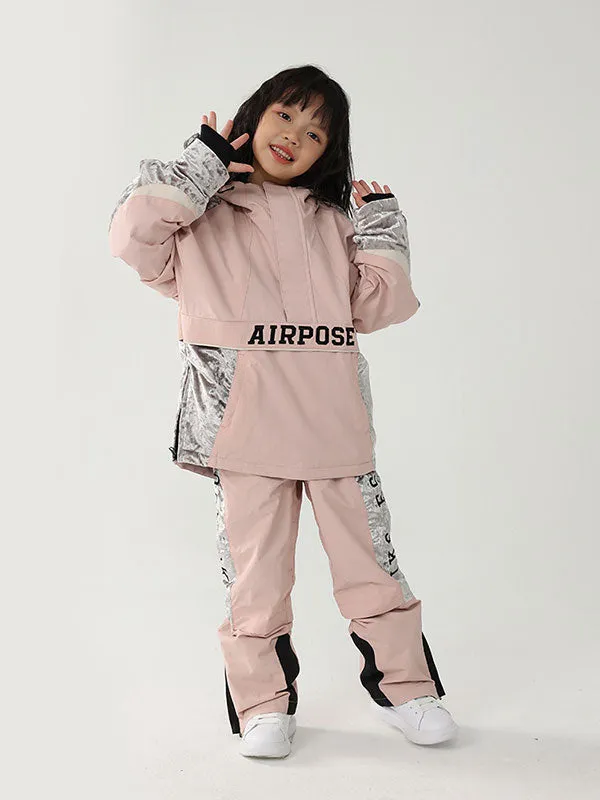 Kid's Air Pose Floral Anorak Snow Jacket & Pants