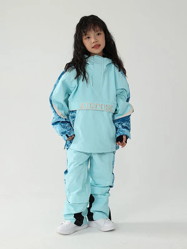 Kid's Air Pose Floral Anorak Snow Jacket & Pants