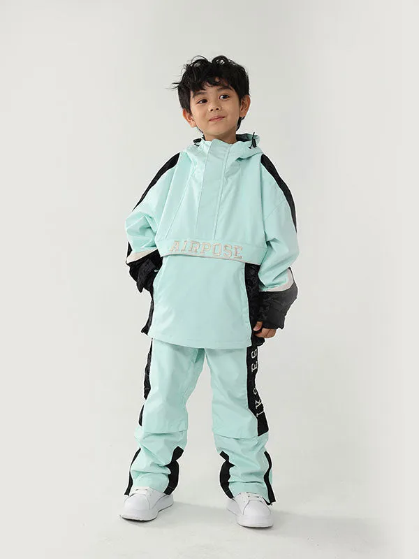 Kid's Air Pose Floral Anorak Snow Jacket & Pants