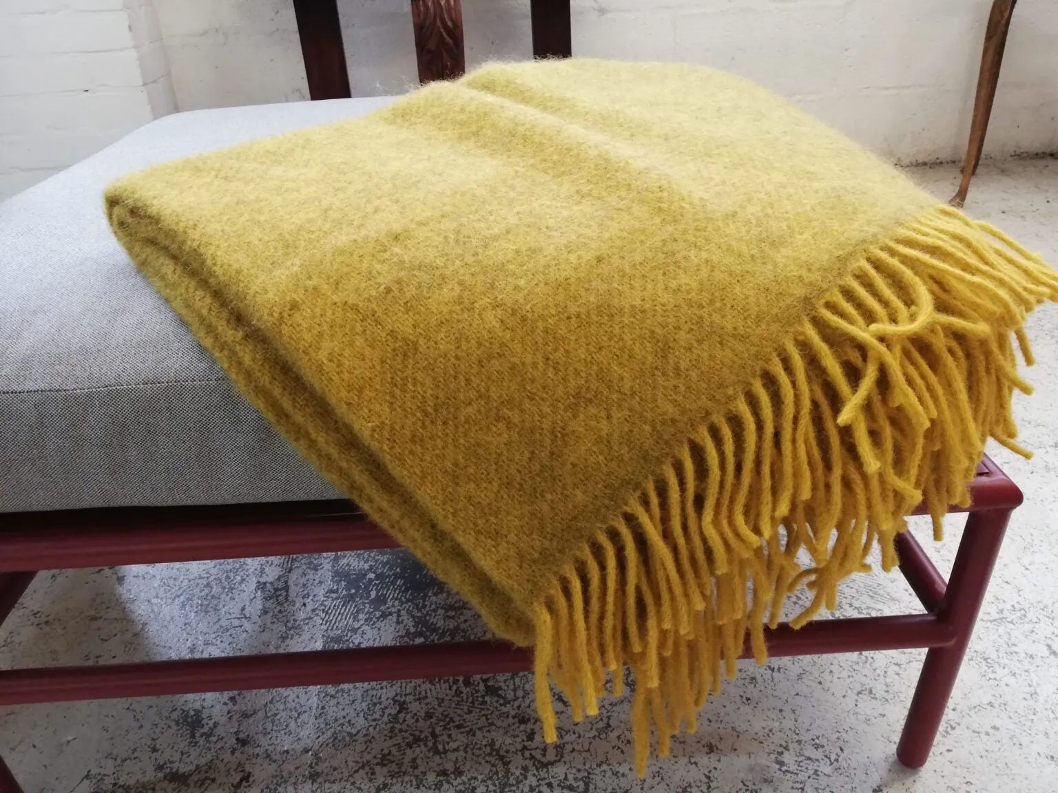 Klippan Gotland Blanket Yellow