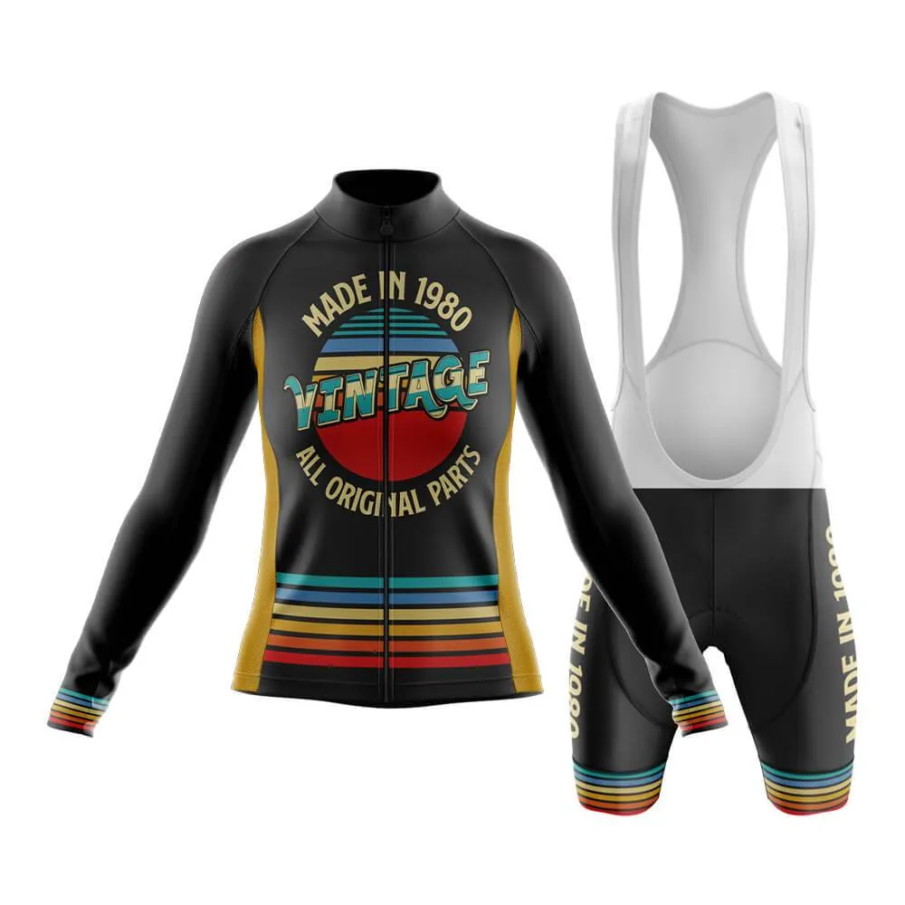 Made in 1980 Vintage Club Cycling Kit