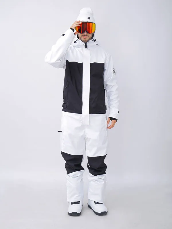 Men's Dawnski Alpine Ranger Colorblock Mountain Onesie Snowsuit