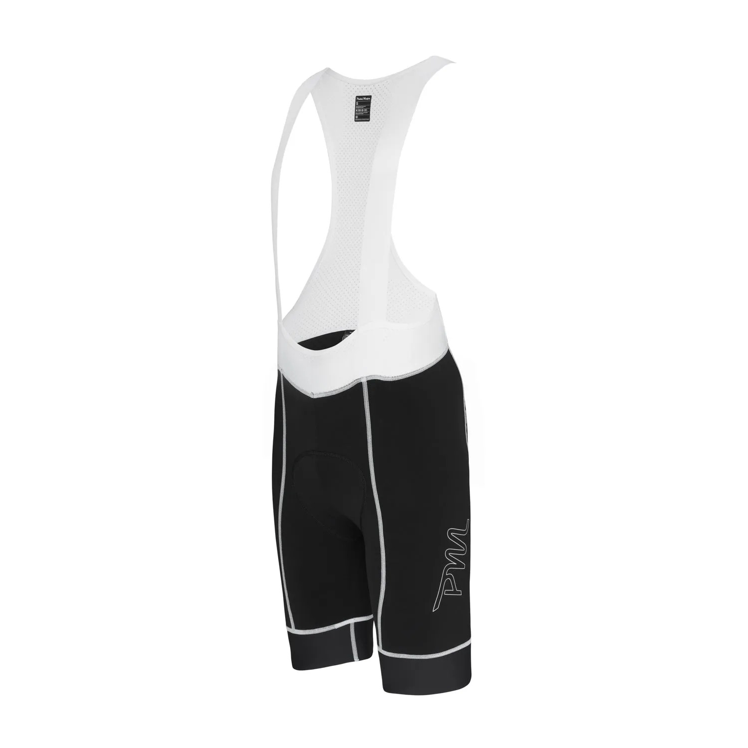 Mens Pro Vapour Bib - Black White