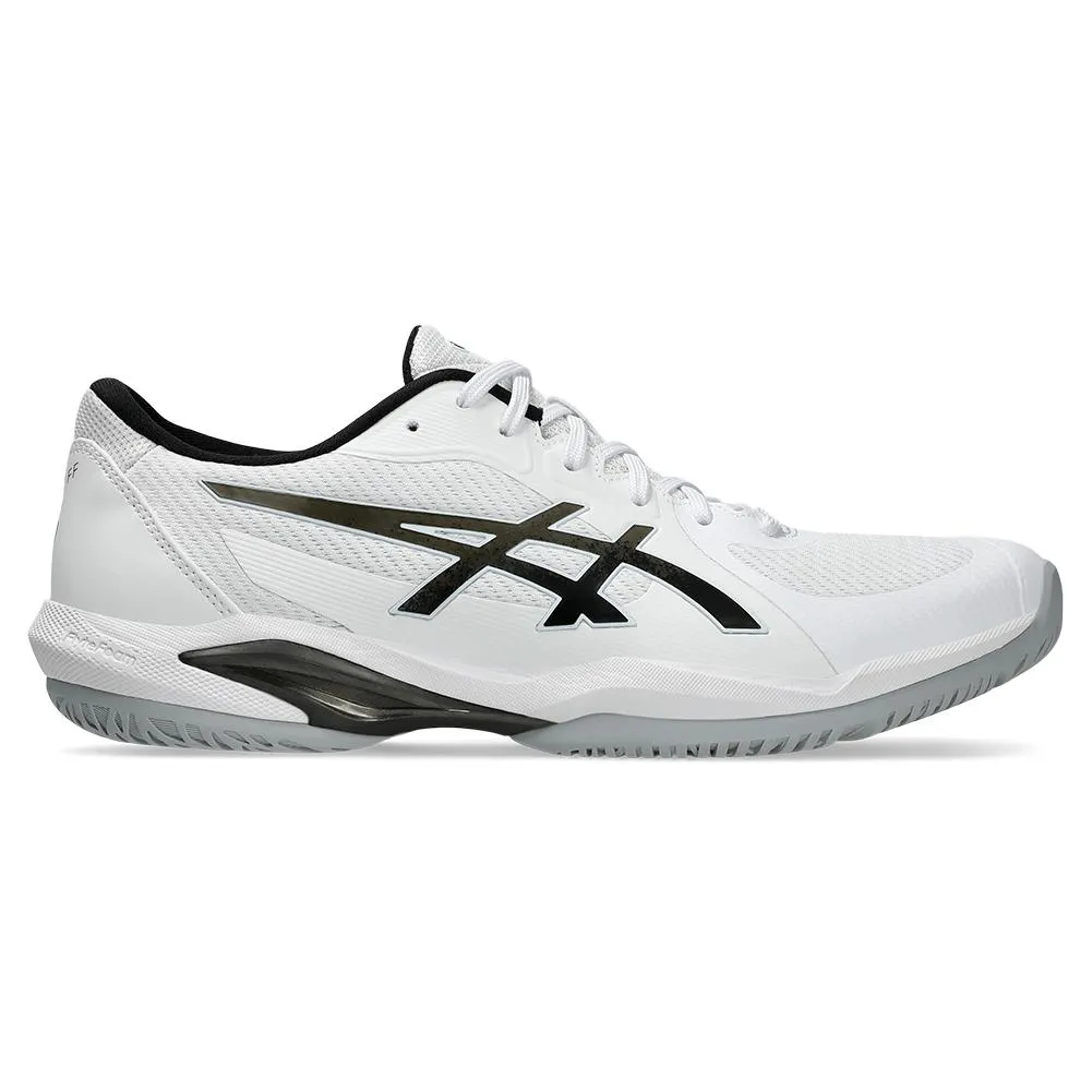 Mens Solution Swift FF 2 Tennis Shoes White and Gunmetal