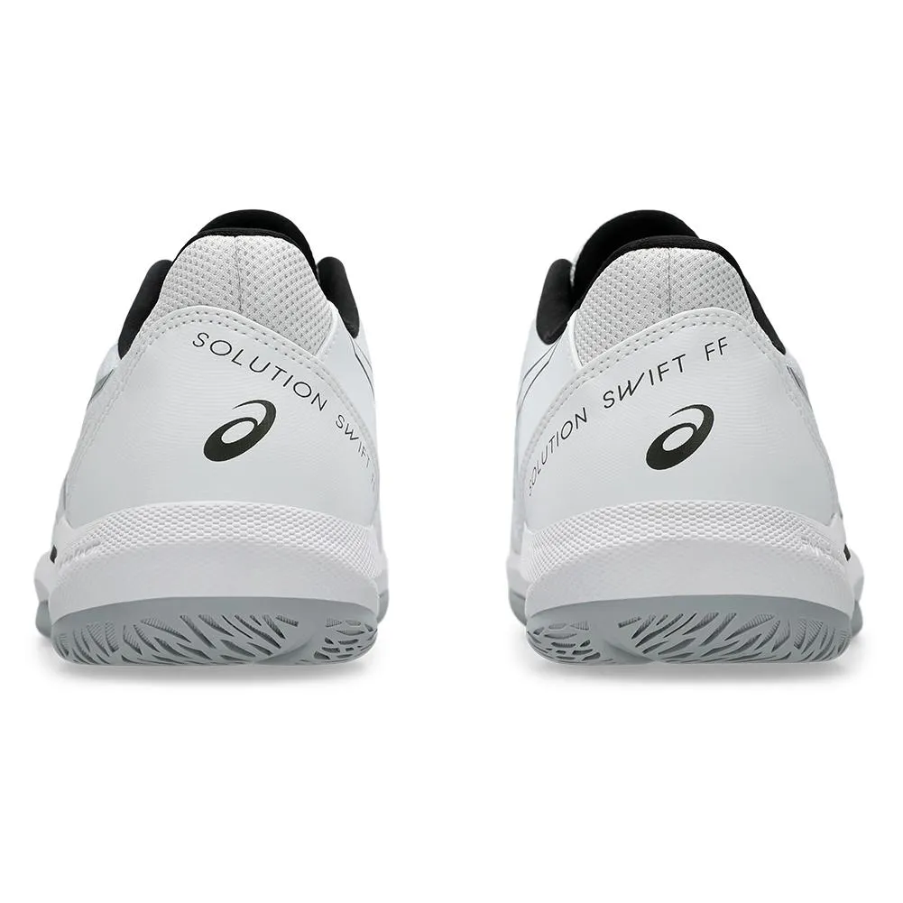 Mens Solution Swift FF 2 Tennis Shoes White and Gunmetal