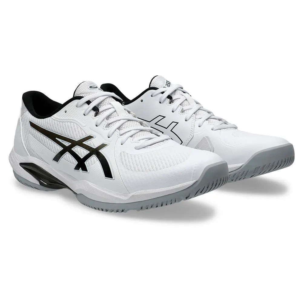 Mens Solution Swift FF 2 Tennis Shoes White and Gunmetal