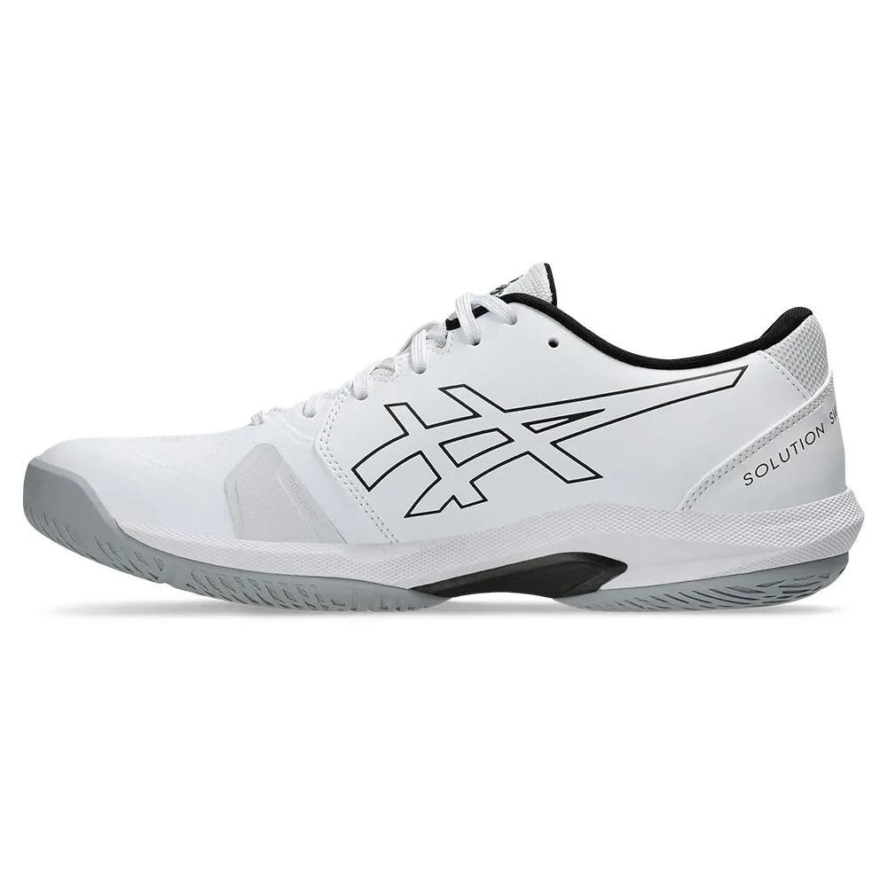 Mens Solution Swift FF 2 Tennis Shoes White and Gunmetal